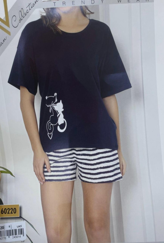 Піжама жіноча молодіжна  футболка шорты Nicoletta